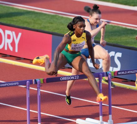 Brittney Anderson sets new Jamaica 100m hurdles record – Oregon22