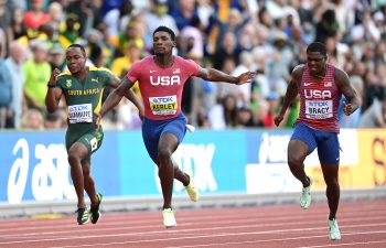 Fred Kerley leads USA sweep in 100m – Oregon22