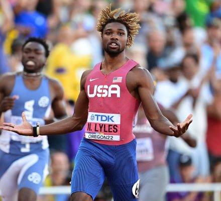 Lyles and Hobbs Take the Stage at New Balance Indoor Grand Prix in Boston