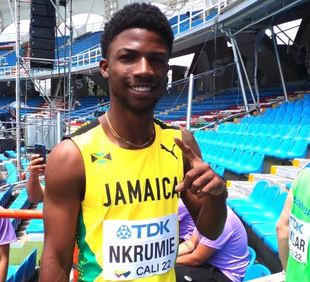 Bouwahjgie Nkrumie equals Jamaica Junior 100m record at World U20 Championships