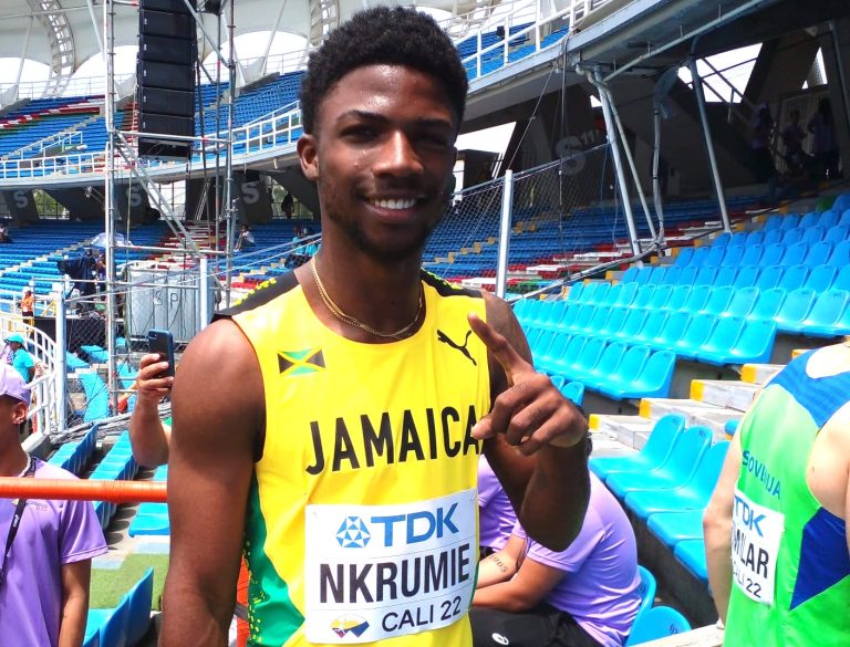 Bouwahjgie Nkrumie equals Jamaica Junior 100m record at World U20 Championships