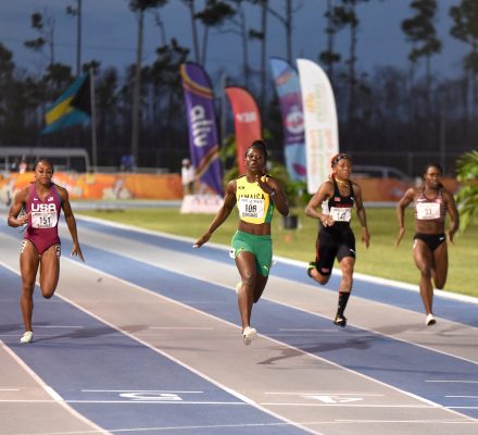 Shericka Jackson, Ackeem Blake set new records to win NACAC Champs gold 100m medals