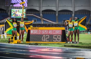 Jamaica women set U20 4x100m world record in Cali