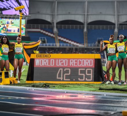 Jamaica women set U20 4x100m world record in Cali