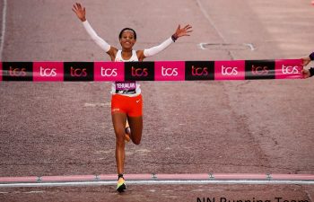 Late-Race Surges Bring London Marathon Wins to Yehualaw, Kipruto￼