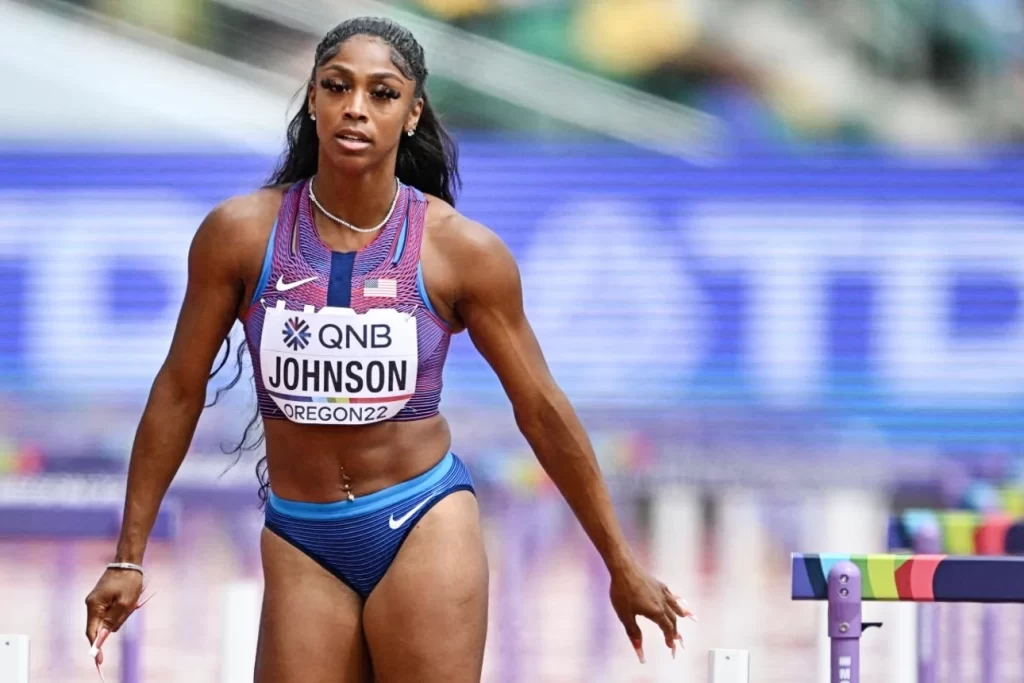 Alaysha Johnson Outpaces Charlton to Win 60m Hurdles at American Track League Meet