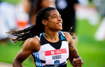 Aleia Hobbs sets US record with sensational 6.94 in 60m final at US Indoors
