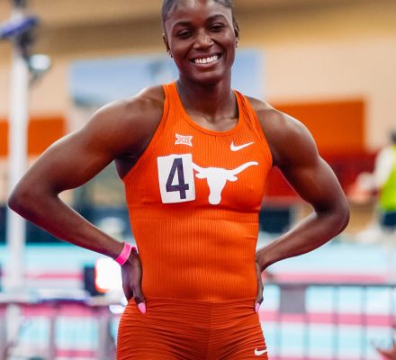 Julien Alfred sets meet record in women’s 60m final at Big 12 Championships