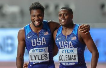 Noah Lyles Disqualification Doesn’t Stop Coleman from Winning Men’s 60m Final