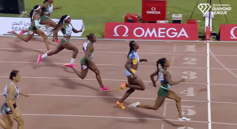 Sha’Carri runs world lead time to beat Shericka Jackson in Doha Diamond League 100m race