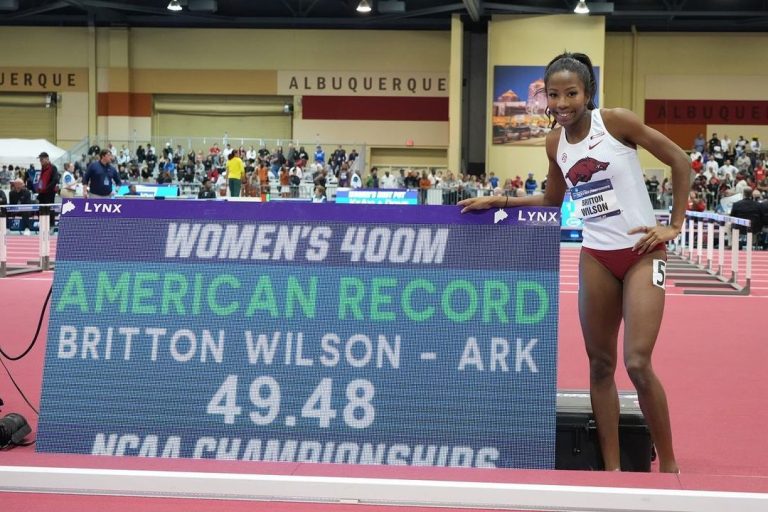 Britton Wilson Leaves a Trail of Dust, Breaks 400m Collegiate Record Twice at SEC Outdoor Championships