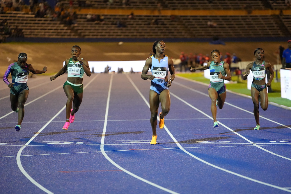 World Champion Shericka Jackson Targets Sprint Dominance in Budapest after 10.78 at Racers Grand Prix 23