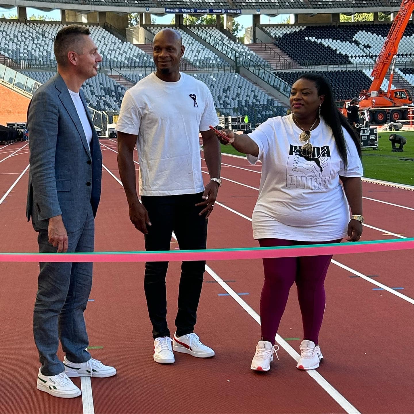 Asafa Powell inaugurates the revamped track at King Baudouin Stadium in Brussels, a venue where he's made history with sub-9.90 performances. The stage is set for electrifying races at this weekend's Allianz Memorial Van Damme meet - Brussels Diamond League