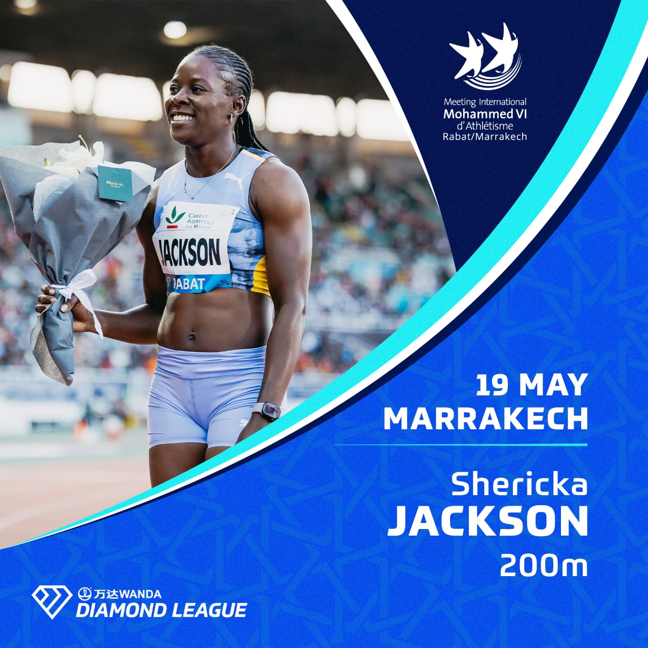 Shericka Jackson and Top Caribbean Athletes Ready for Marrakech Diamond League Showdown