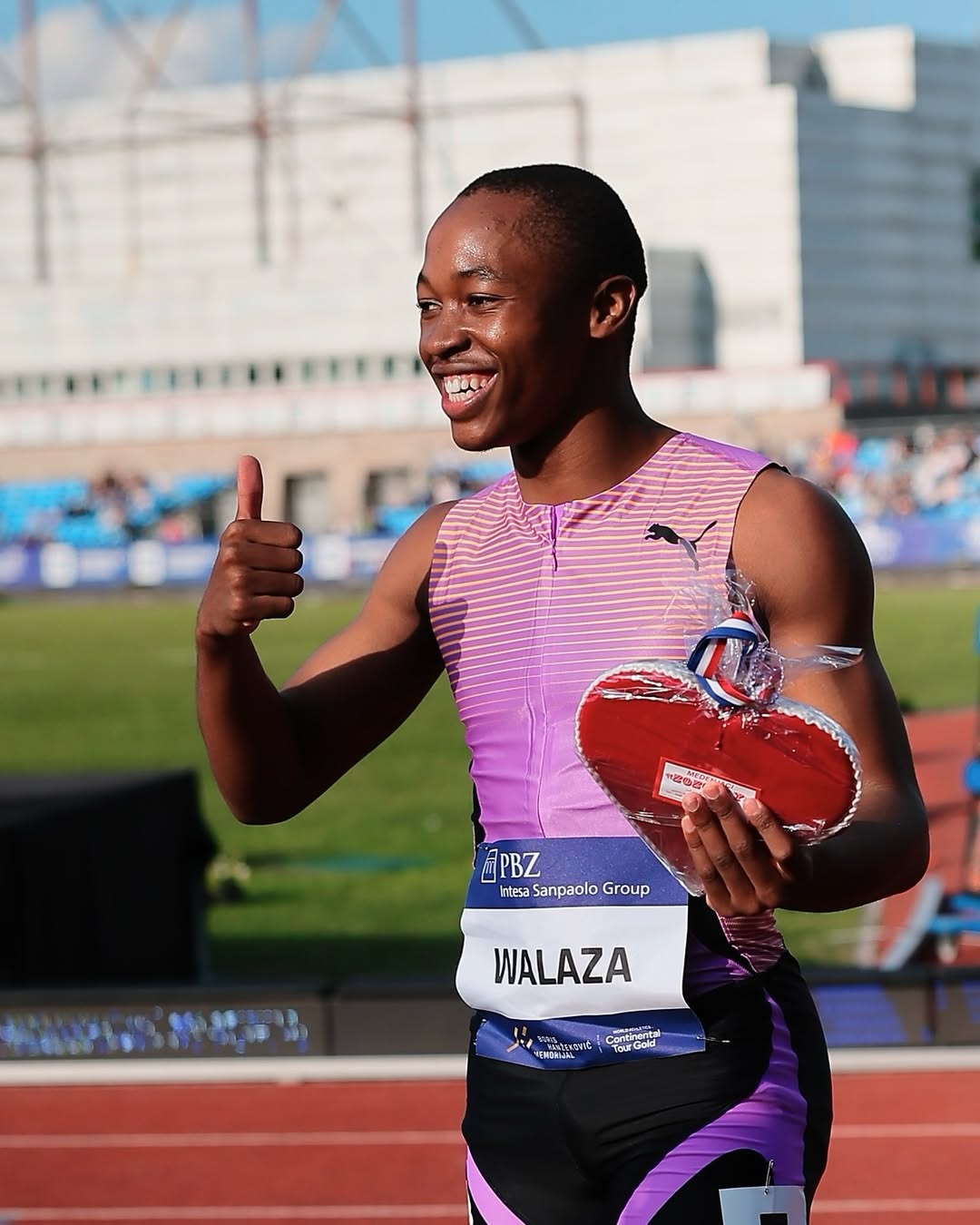 Walaza Runs 9.89 to Beat Jamaican Ackeem Blake at Banská Bystrica