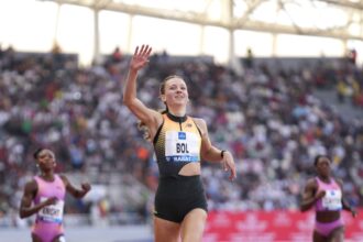Femke Bol at Rabat Diamond League