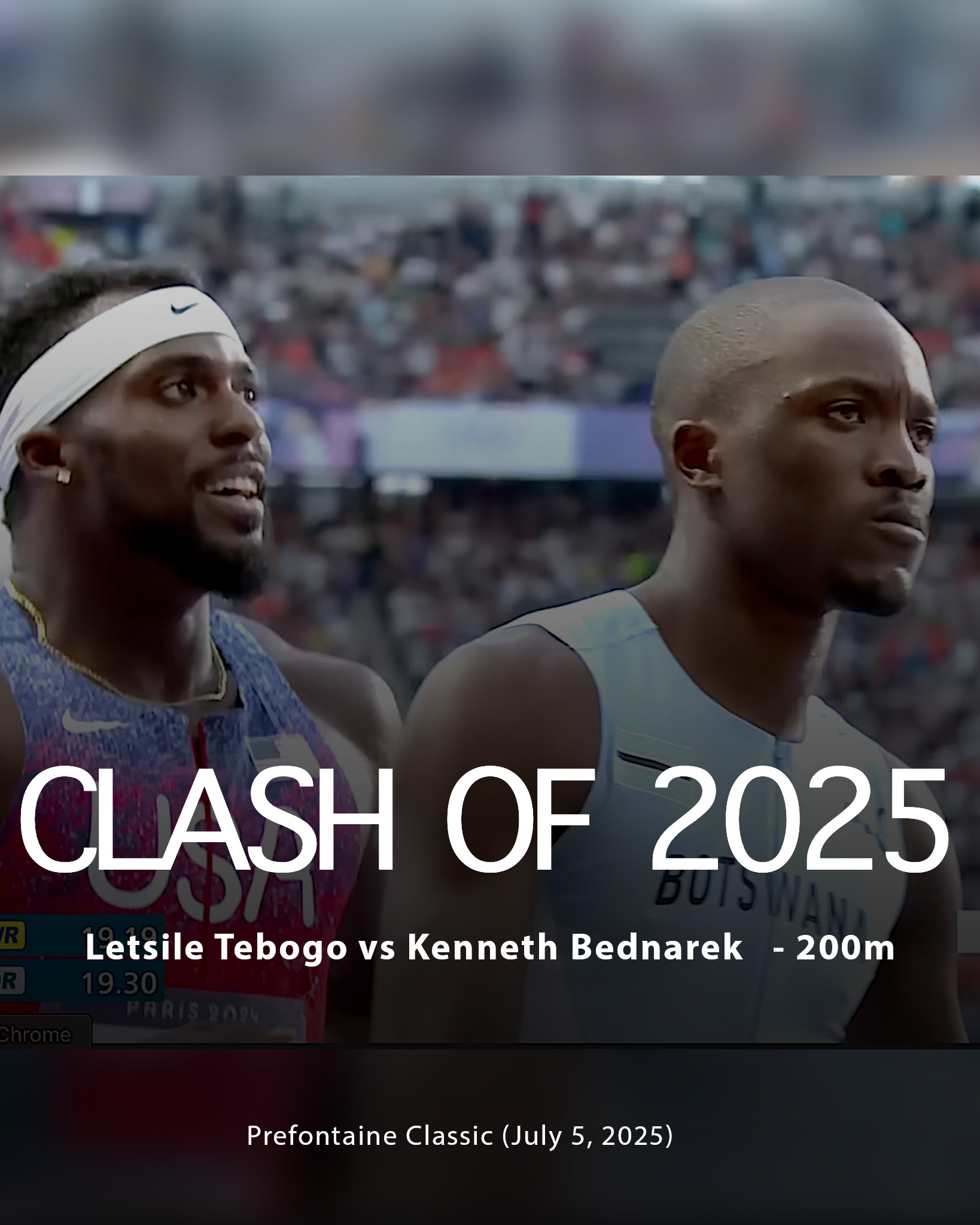 Sprint Clash of the Year: Letsile Tebogo and Kenneth Bednarek to Meet at Prefontaine Classic