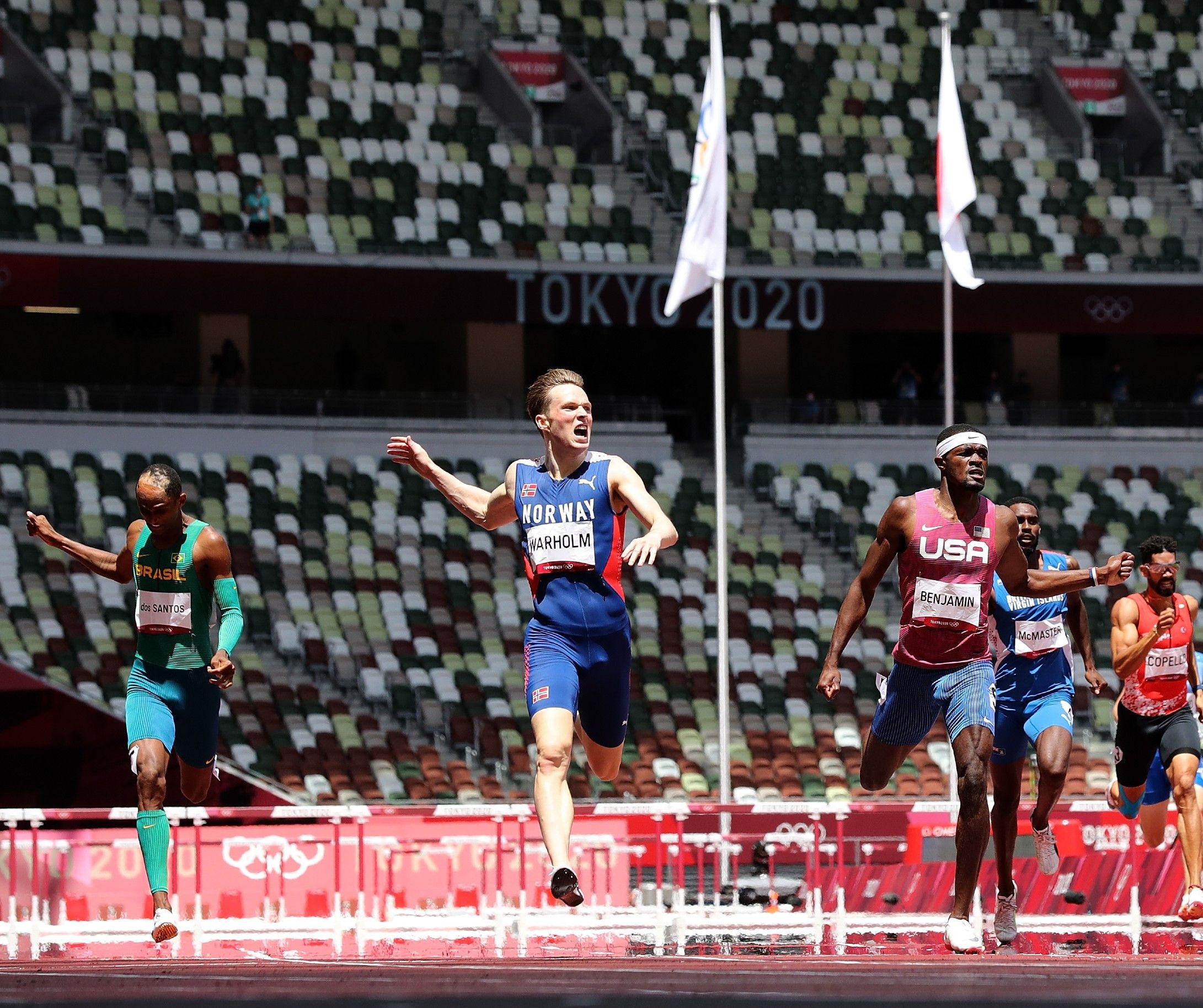 Warholm, Benjamin, Dos Santos Set for Historic 300m Hurdles Clash at Oslo Diamond League