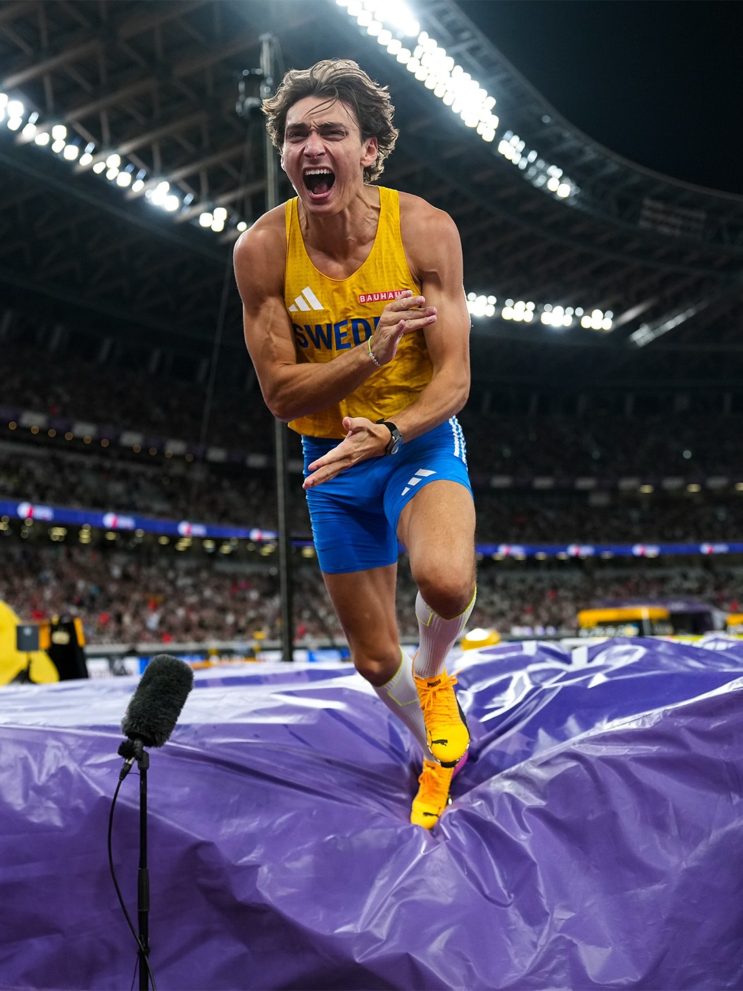 Mondo Duplantis Sets 14th World Record to Win Third Consecutive World Title
