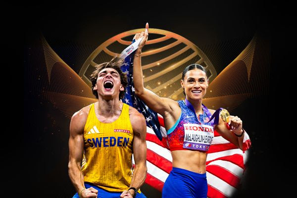 Mondo Duplantis and Sydney McLaughlin-Levrone named 2025 World Athletes of the Year