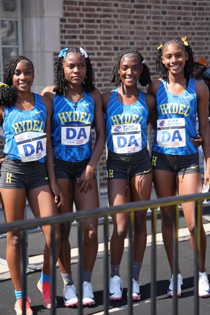 Hydel 4x4 team at Penn Relays 2026