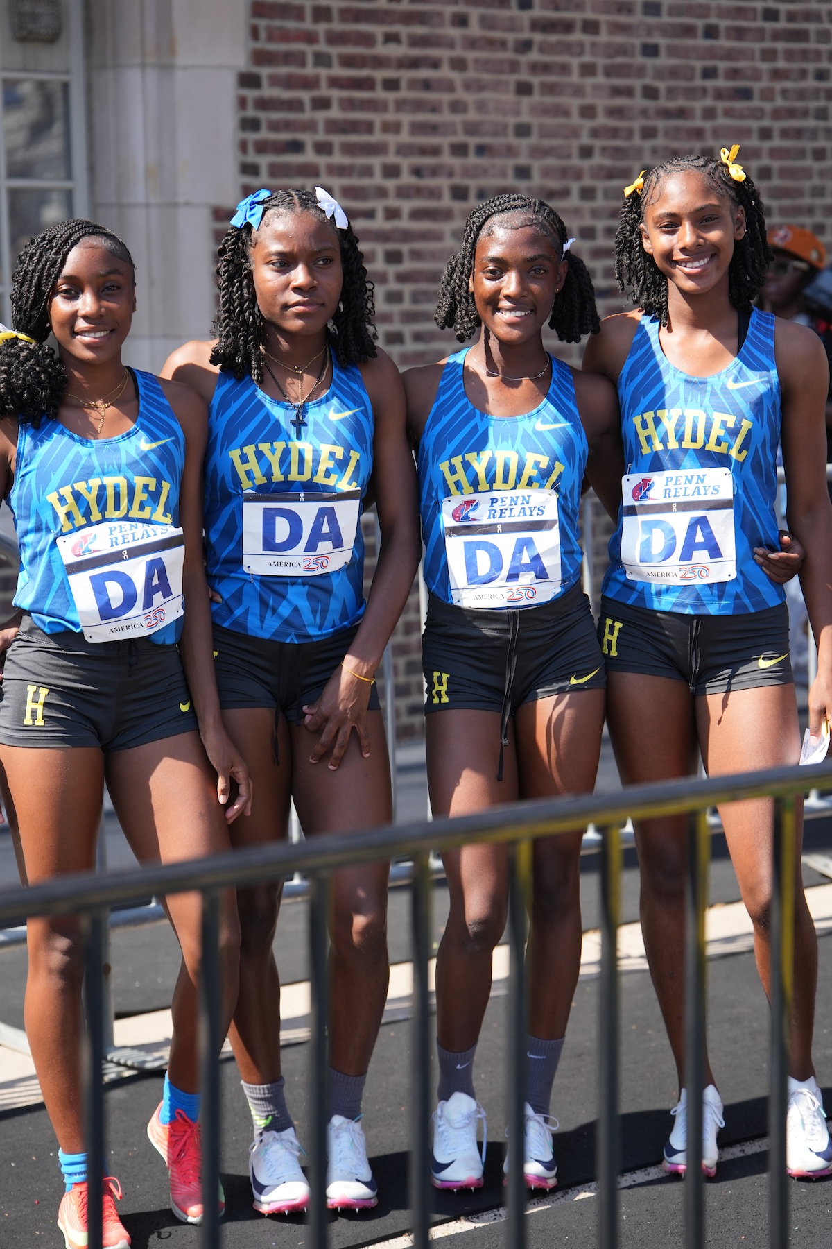Hydel 4x4 team at Penn Relays 2026 - Puma East Coast International Showcase