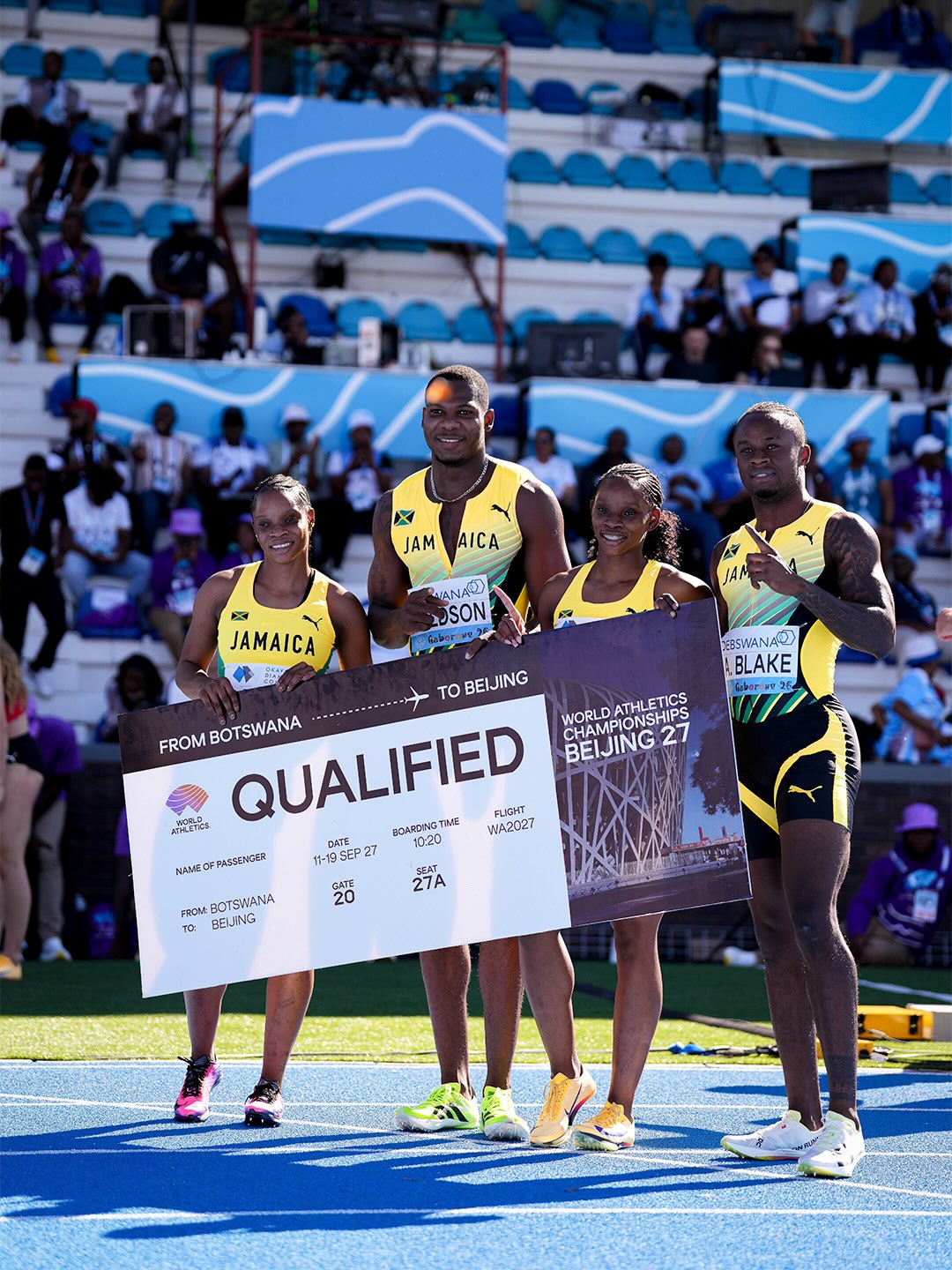 They qualified for Budapest 26 and Beijing 27