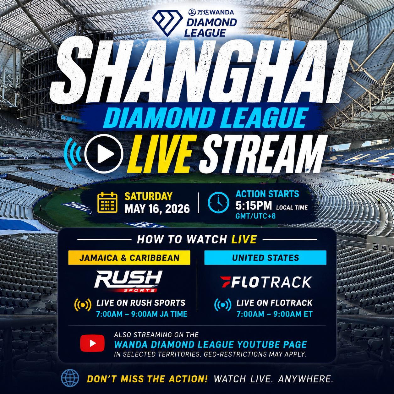 Shanghai Diamond League Live Stream