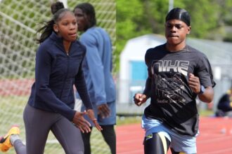 Shanoya Douglas and Kai Kelly at the East Coast International Showcase