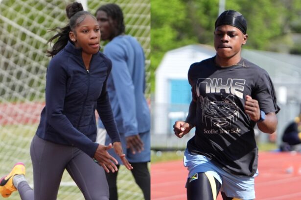 Shanoya Douglas and Kai Kelly at the East Coast International Showcase