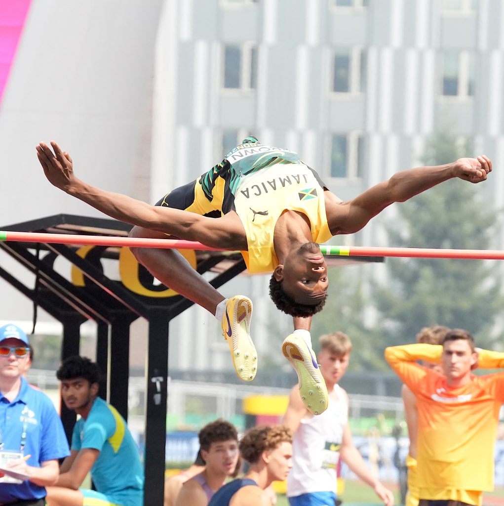 David Brown at World Athletics U20 Championships