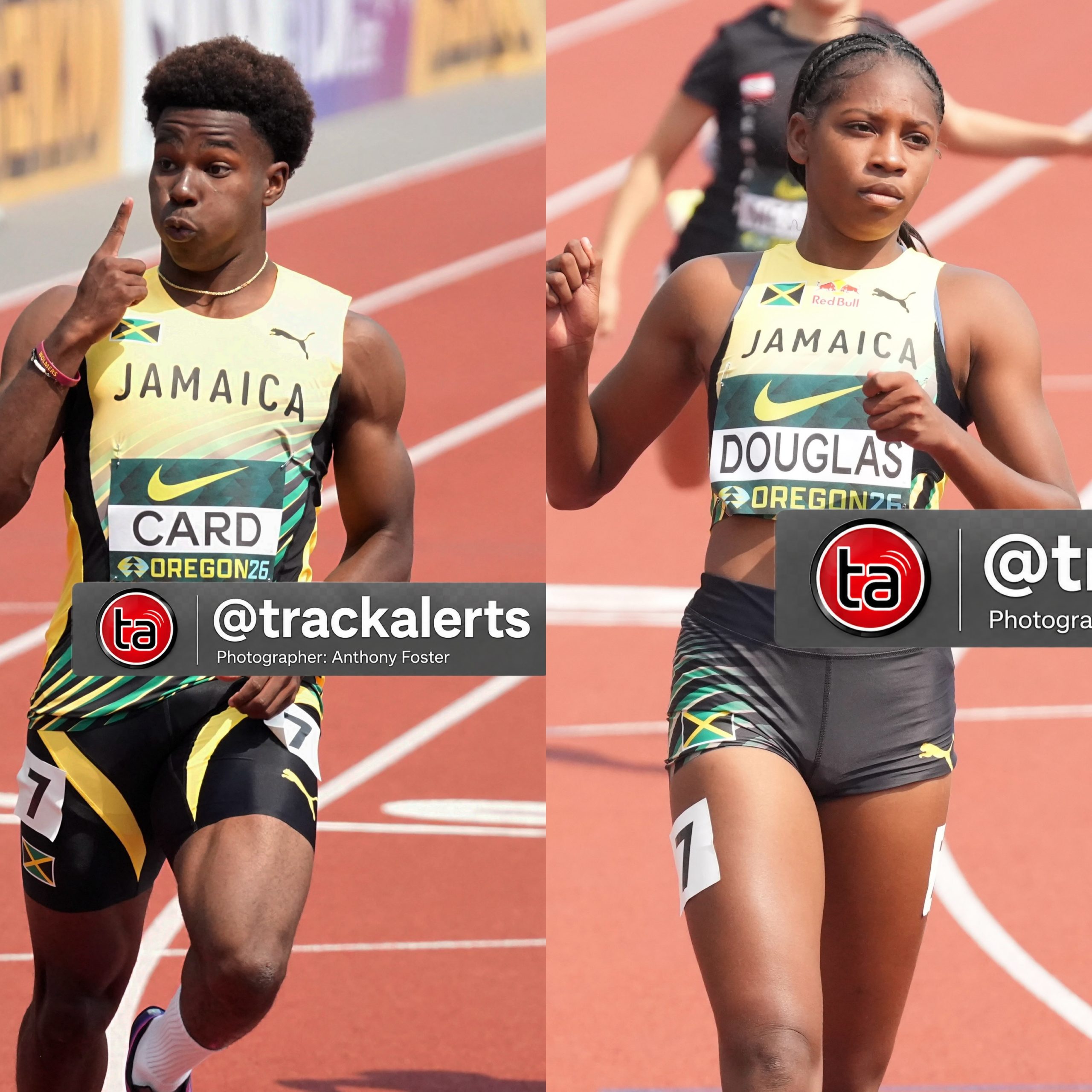 Shanoya Douglas, Gary Card Lead Jamaica’s Charge at World Athletics U20 Championships